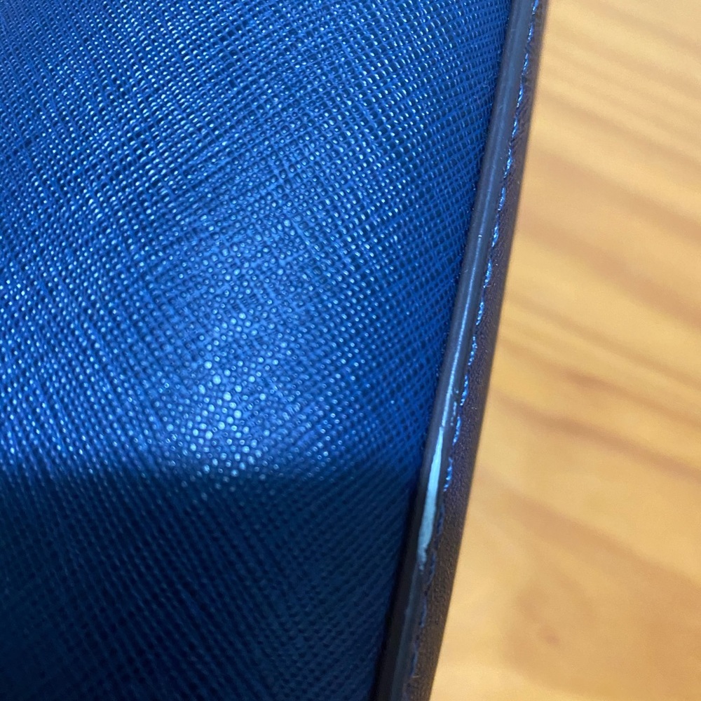 Michael Kors large navy blue purse - Picture 6 of 11
